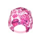 Casquette NY Tropicale Rose Fleurs et Palmiers Originale Baseball Bali