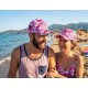 Casquette NY Tropicale Rose Fleurs et Palmiers Originale Baseball Bali