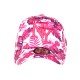 Casquette NY Enfant Rose Fleurs Tropicales Exotiques Bali 7 a 12 ans