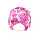 Casquette NY Enfant Rose Fleurs Tropicales Exotiques Bali 7 a 12 ans