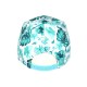 Casquette NY Verte et Blanche Fleurs Exotiques Originale Baseball Bali