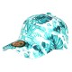 Casquette Enfant Fleurs Vertes Blanches Tropicales NY Bali 7 a 12 ans