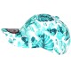 Casquette Enfant Fleurs Vertes Blanches Tropicales NY Bali 7 a 12 ans