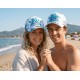 Casquette NY Rose et Noire Palmier Streetwear Sunrise Baseball