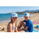 Casquette Enfant Noire et Rose Palmiers Tropicaux Baseball Sunrise 7 a 12 ans