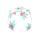 Casquette NY Palmiers Tropicaux Blanc Turquoise Violet Homme Femme