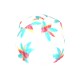Casquette NY Enfant Palmiers Tropicaux Blanche Turquoise 6-12 Ans