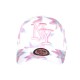Casquette NY Palmiers Blanc Turquoise Rose Jaune Homme Femme Tropicale