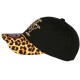 Casquette NY Léopard Beige Noir Homme Femme Panthère