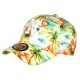 Casquette NY Plage Tropicale Orange Bleu Palmiers Homme Femme