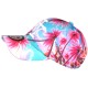 Casquette NY Palmiers Blanc Rose Turquoise Homme Femme Tropicale