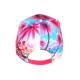 Casquette NY Enfant Palmiers Blanc Rose Pastel Turquoise 6-12 Ans