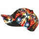 Casquette Enfant Lion Orange Noire - Casquette NY Garçon Fille Originale Wild 6 a 12 ans