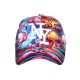 Casquette NY Flamant Rose Turquoise Homme Femme Tropicale