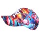 Casquette NY Flamant Rose Turquoise Homme Femme Tropicale