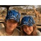 Casquette Enfant Lion Bleue Verte Wild - Casquette NY Garçon Fille Animal Originale 7 a 12 ans