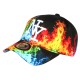Casquette Enfant Orange Bleue Originale Fire NY Baseball de 7 a 11 ans