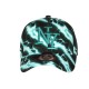 Casquette NY Turquoise et Noire Géométrique Streetwear Originale Baseball Neon
