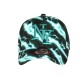Casquette Enfant NY Turquoise Motif Géométrique Noir Streetwear 7 à 12 ans Garçon Fille