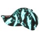 Casquette Enfant NY Turquoise Motif Géométrique Noir Streetwear 7 à 12 ans Garçon Fille