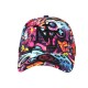 Casquette NY Streetwear Casque Bluetooth Orange et Bleue Fashion