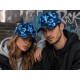 Casquette Tête de Mort Bleue Print Original NY Baseball Skull
