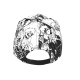 Casquette Enfant NY Blanche et Noire Fashion Baseball Bang Boum de 7 à 11 ans