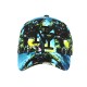 Casquette NY Enfant Bleue et Rose Graffiti Gaming Fashion 7 a 12 ans