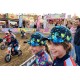 Casquette NY Enfant Bleue et Rose Graffiti Gaming Fashion 7 a 12 ans
