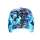 Casquette NY Enfant Têtes de Mort Bleues Streetwear 6-12 Ans