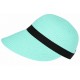 Visière Paille Femme Marron Clair Casquette été Protection Soleil