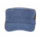 Casquette Armée Cubaine Bleu Délavé en Coton Style Militaire Stiago