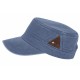 Casquette Armée Cubaine Bleu Délavé en Coton Style Militaire Stiago