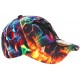 Casquette Enfant Tête de Mort Graffiti Multicolore 7 à 12 ans NY Skull 7 a 12 ans
