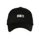 Casquette NY Noire Vintage en Coton Total Black Style Streetwear Ajustable