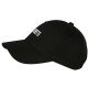 Casquette NY Noire Vintage en Coton Total Black Style Streetwear Ajustable