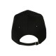 Casquette NY Noire Vintage en Coton Total Black Style Streetwear Ajustable