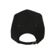 Casquette Femme Noire BICHETTE Brodée Réglable en Coton