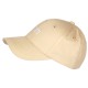 Casquette Femme Noire POUPETTE Brodée Réglable en Coton