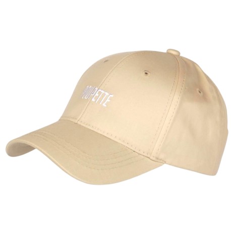Casquette Femme Noire POUPETTE Brodée Réglable en Coton