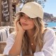 Casquette Femme Noire POUPETTE Brodée Réglable en Coton