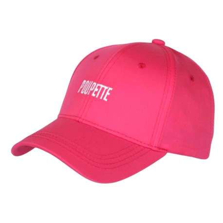 Casquette Femme Rose POUPETTE Brodée Réglable