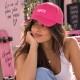 Casquette Femme Rose POUPETTE Brodée Réglable