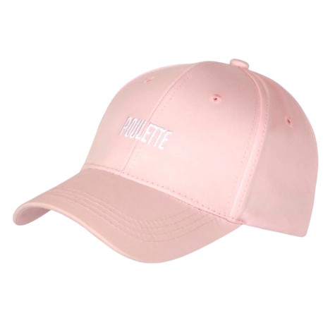 Casquette Femme Rose Pastel POUPETTE Brodée Réglable