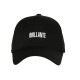 Casquette Femme Noire BRILLANTE Brodée Réglable en Coton