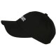 Casquette Femme Noire BRILLANTE Brodée Réglable en Coton