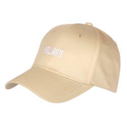 Casquette Femme BRILLANTE Beige Brodée Réglable en Coton