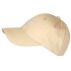 Casquette Femme BRILLANTE Beige Brodée Réglable en Coton