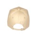 Casquette Femme BRILLANTE Beige Brodée Réglable en Coton