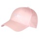 Casquette Femme Rose BRILLANTE Brodée Blanche Réglable en Coton